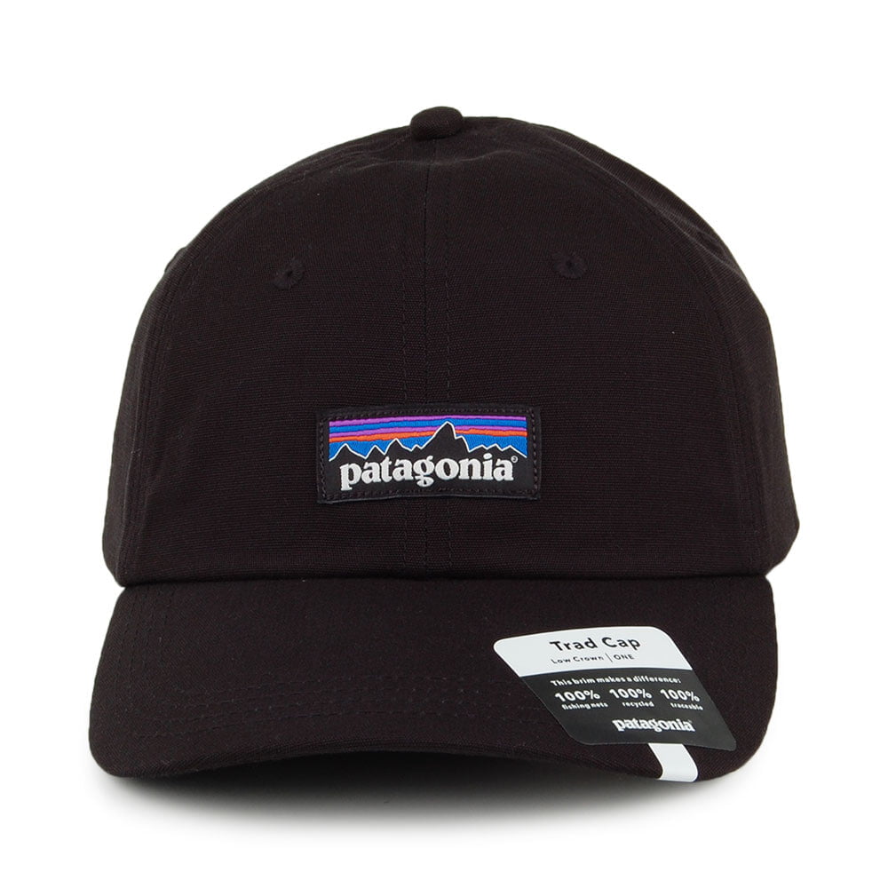 Patagonia Hats P-6 Label Trad Organic Cotton Baseball Cap - Black