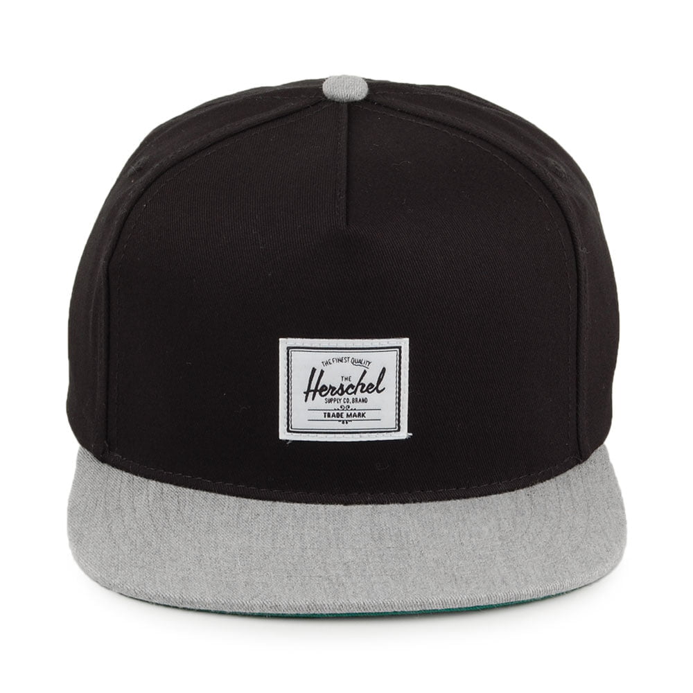 Herschel Supply Co. Whaler Classic Snapback Cap - Black-Grey