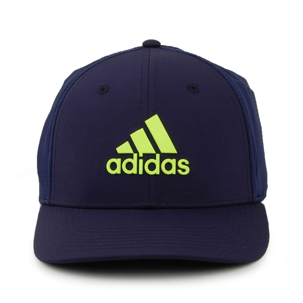 Adidas Golf Tour Fitted Baseball Cap - Navy-Yellow