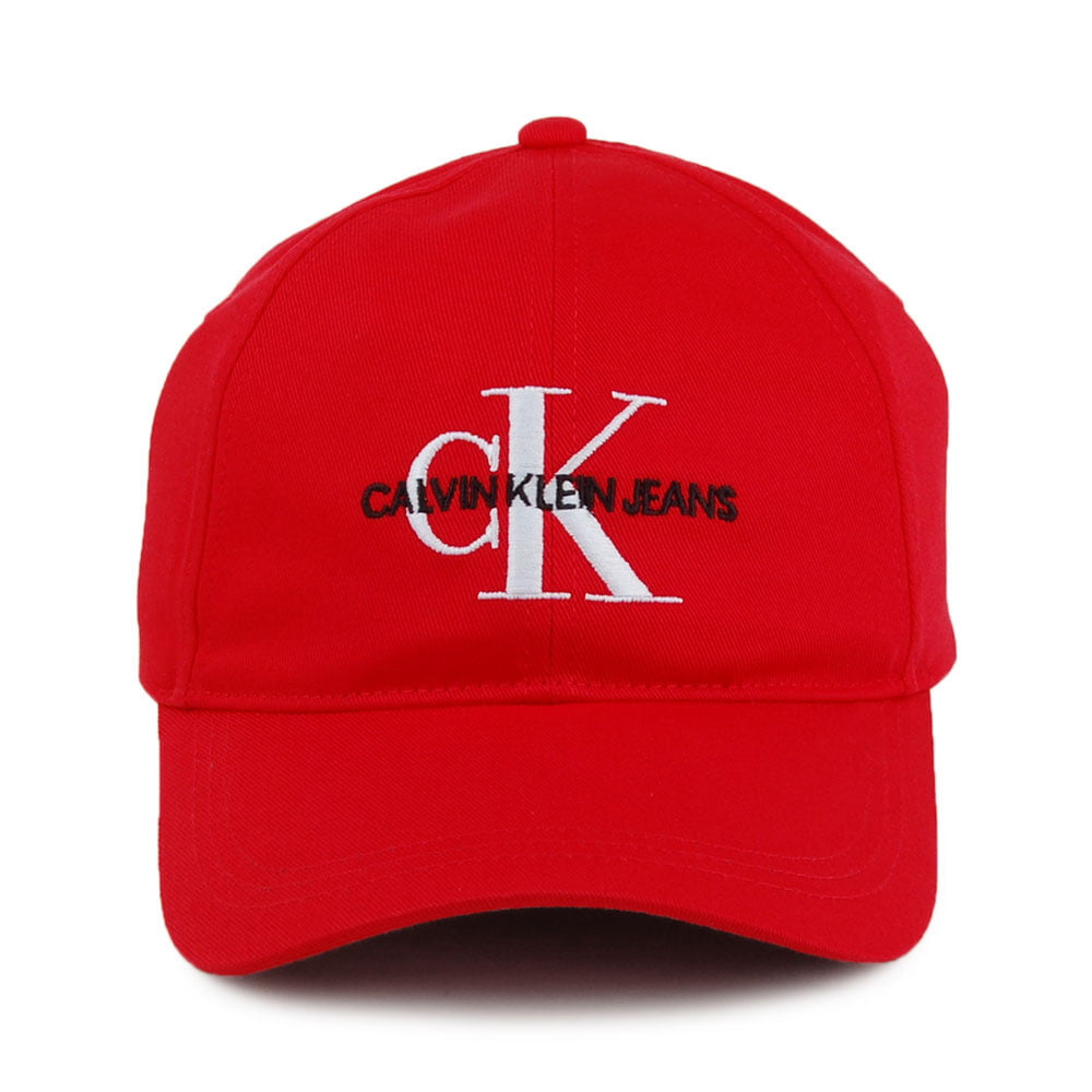 Calvin Klein Hats Jeans Monogram Baseball Cap - Red