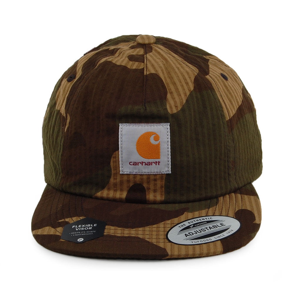 Carhartt WIP Hats Southfield Cotton Seersucker Strapback Cap - Camouflage