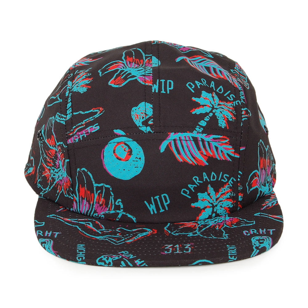 Carhartt WIP Hats Paradise 5 Panel Cap - Black-Multi