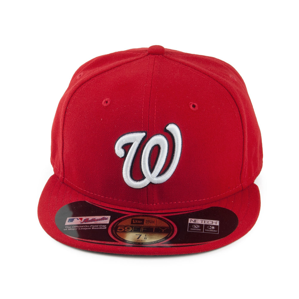 New Era 59FIFTY Washington Nationals Baseball Cap - On Field Classic - Red