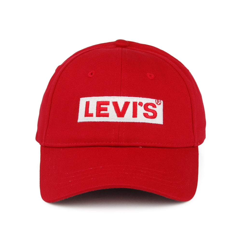 Levi's Hats Box Tab Baseball Cap - Red