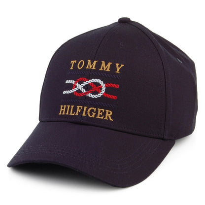 Tommy Hilfiger Hats Season Icon Sailing Knot Baseball Cap - Navy Blue