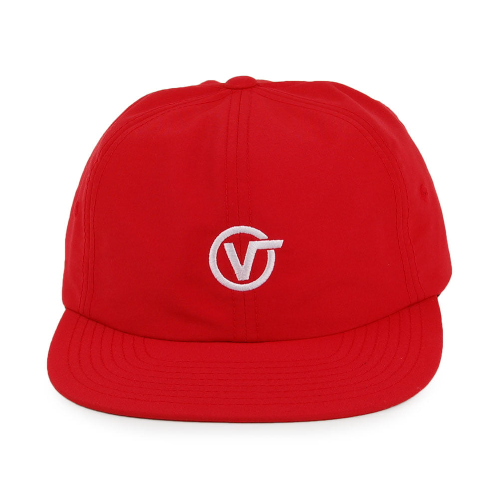 Vans Hats Circle V Jockey Baseball Cap - Red