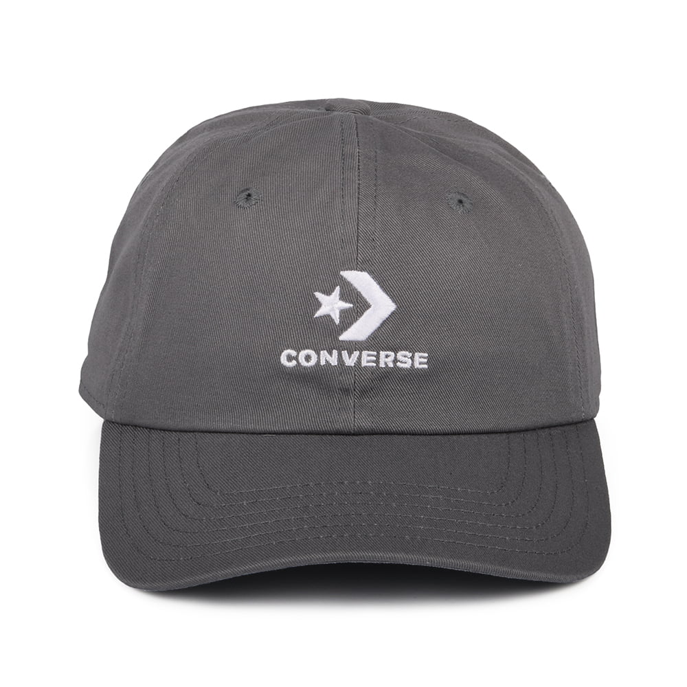 Converse Lock Up Cotton Baseball Cap - Charcoal