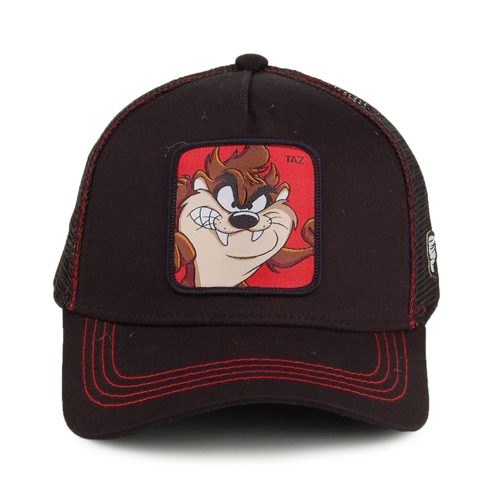 Capslab Taz Trucker Cap - Looney Tunes - Black-Red