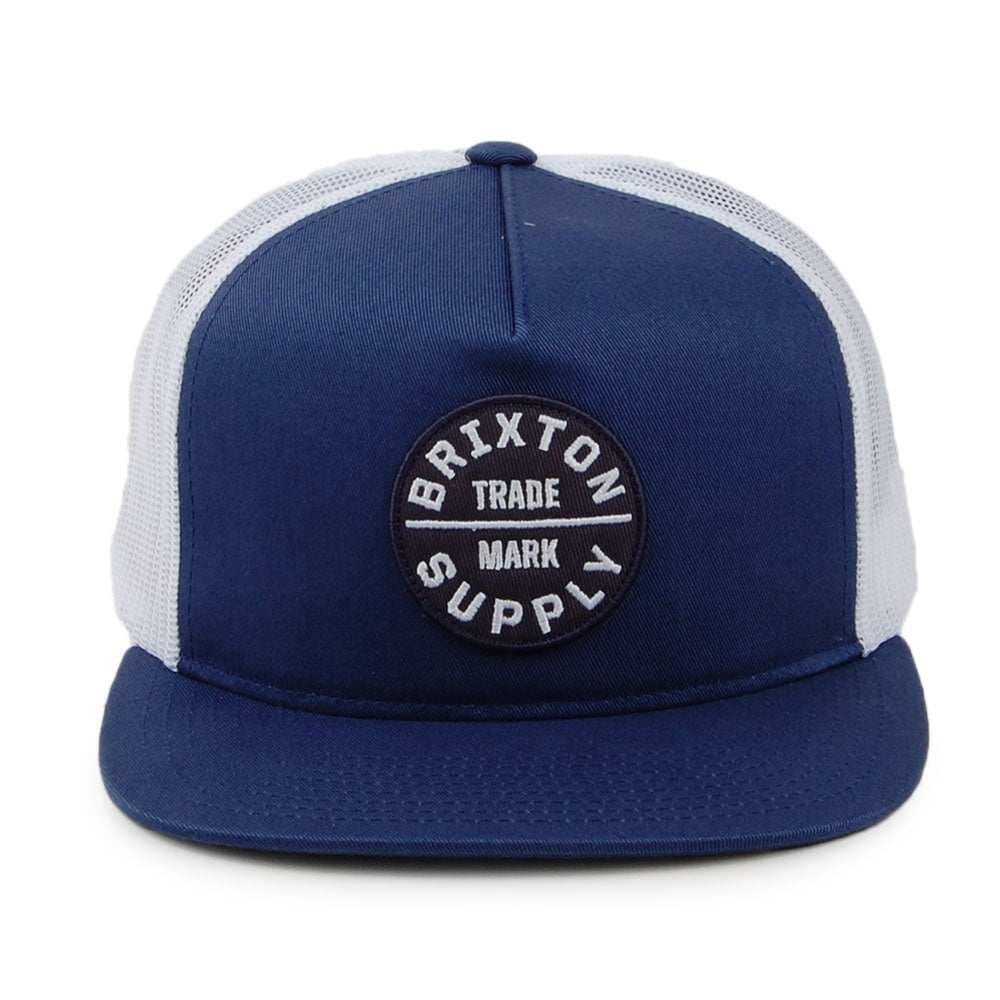 Brixton Hats Oath III Trucker Cap - Blue-White