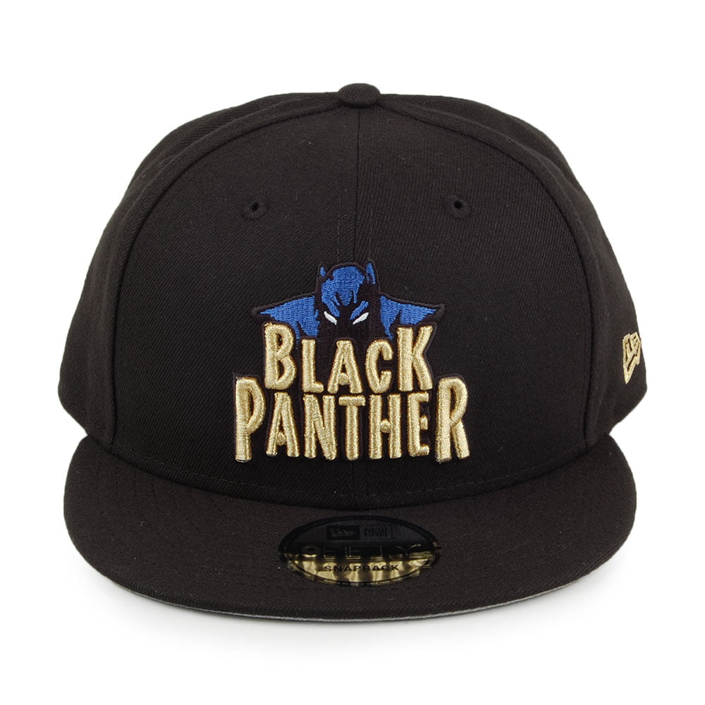 New Era 9FIFTY Black Panther Snapback Cap - Marvel - Black