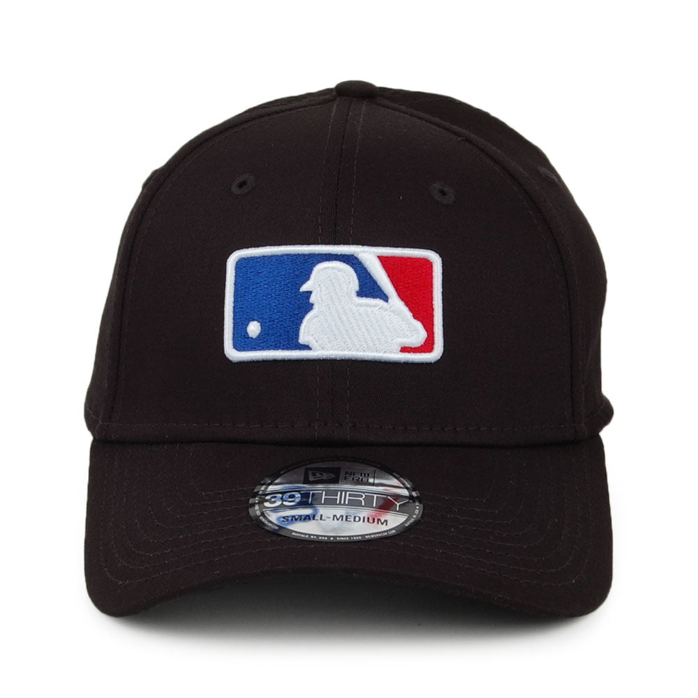 New Era 39THIRTY Baseball Cap MLB League Shield - Black