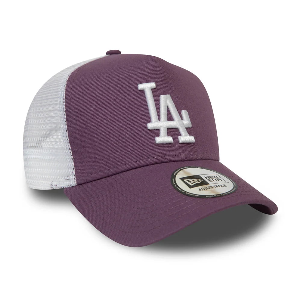 New Era L.A. Dodgers Trucker Cap - MLB League Essential - Lavender