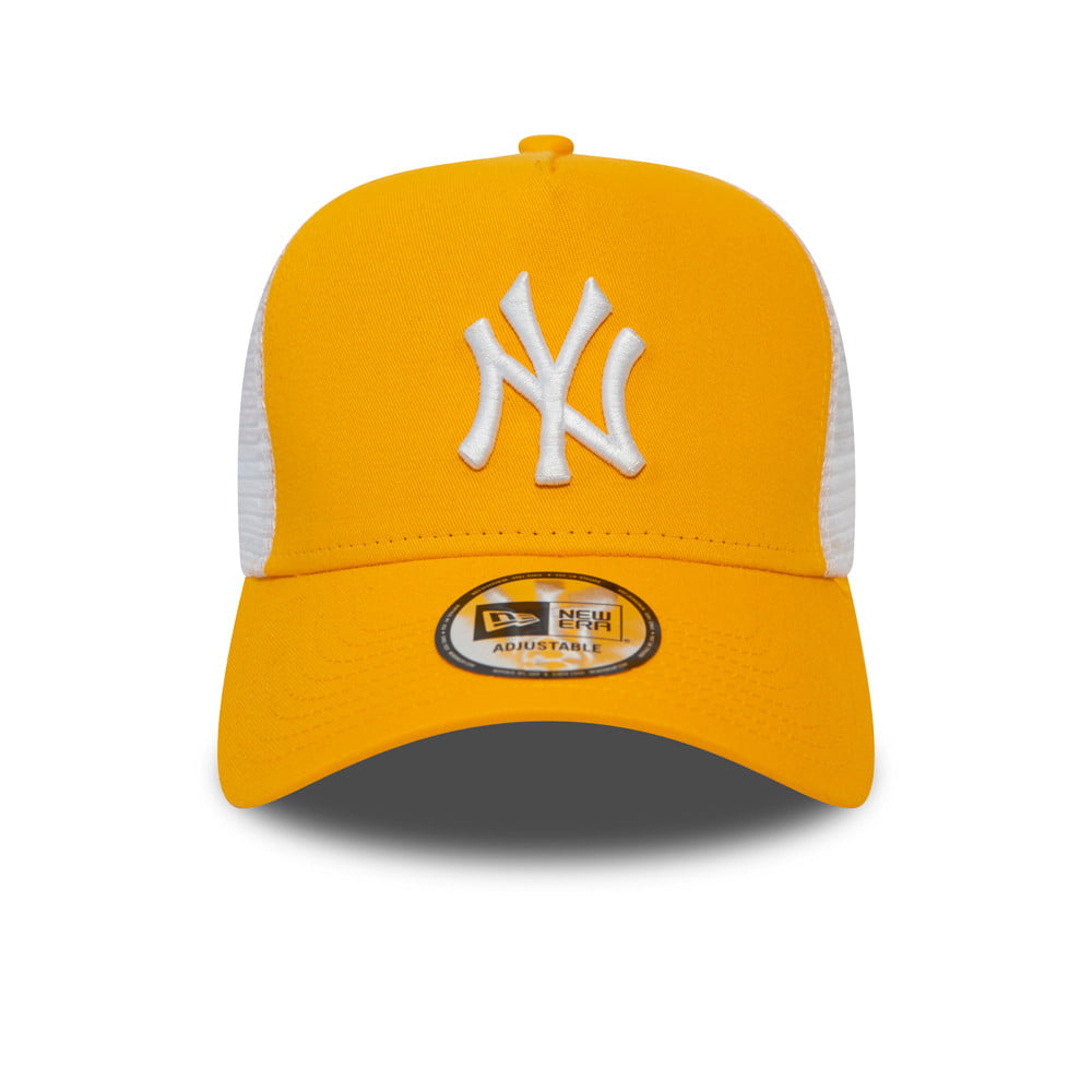 New Era New York Yankees Trucker Cap - MLB League Essential - Mustard