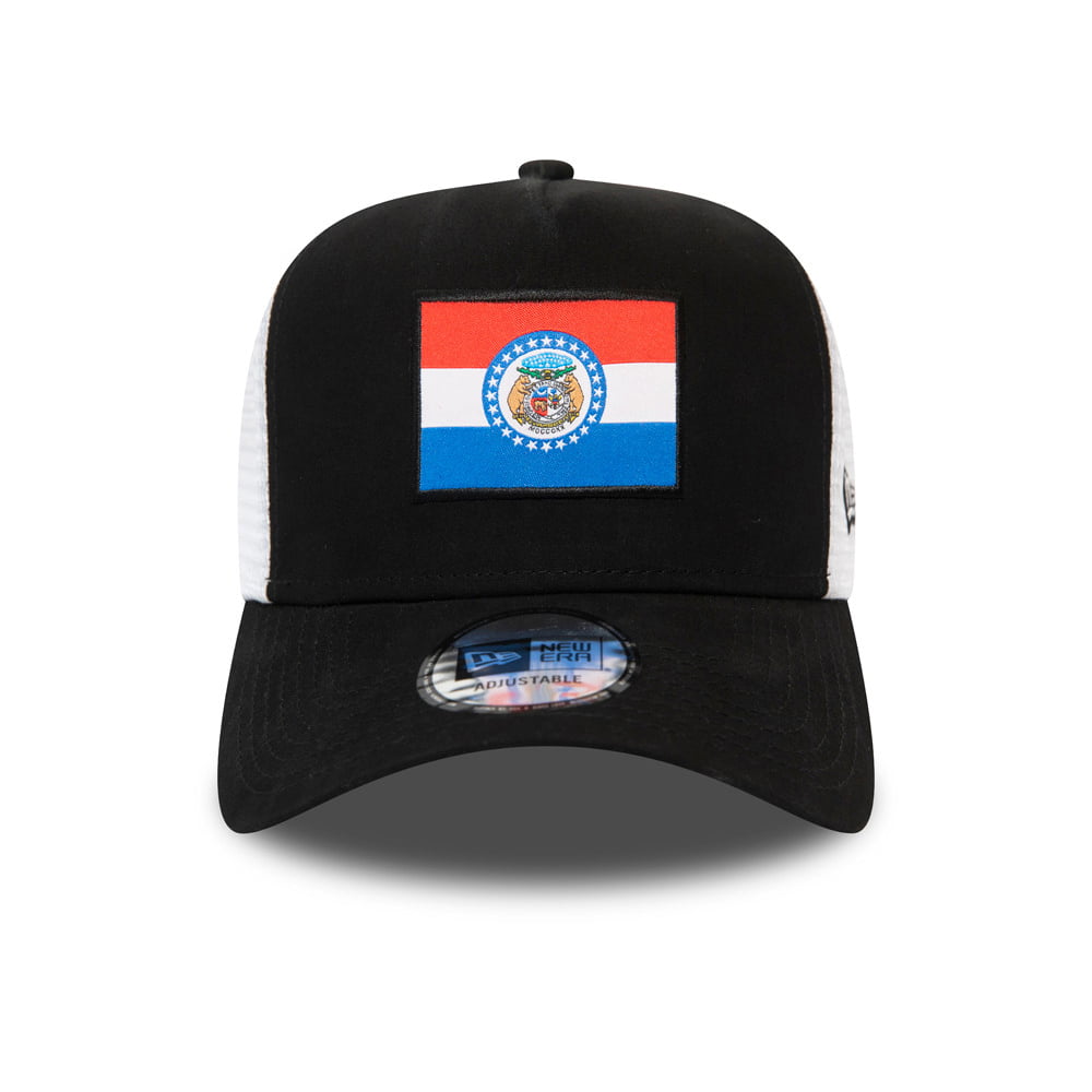 New Era Missouri Flag Trucker Cap - Black