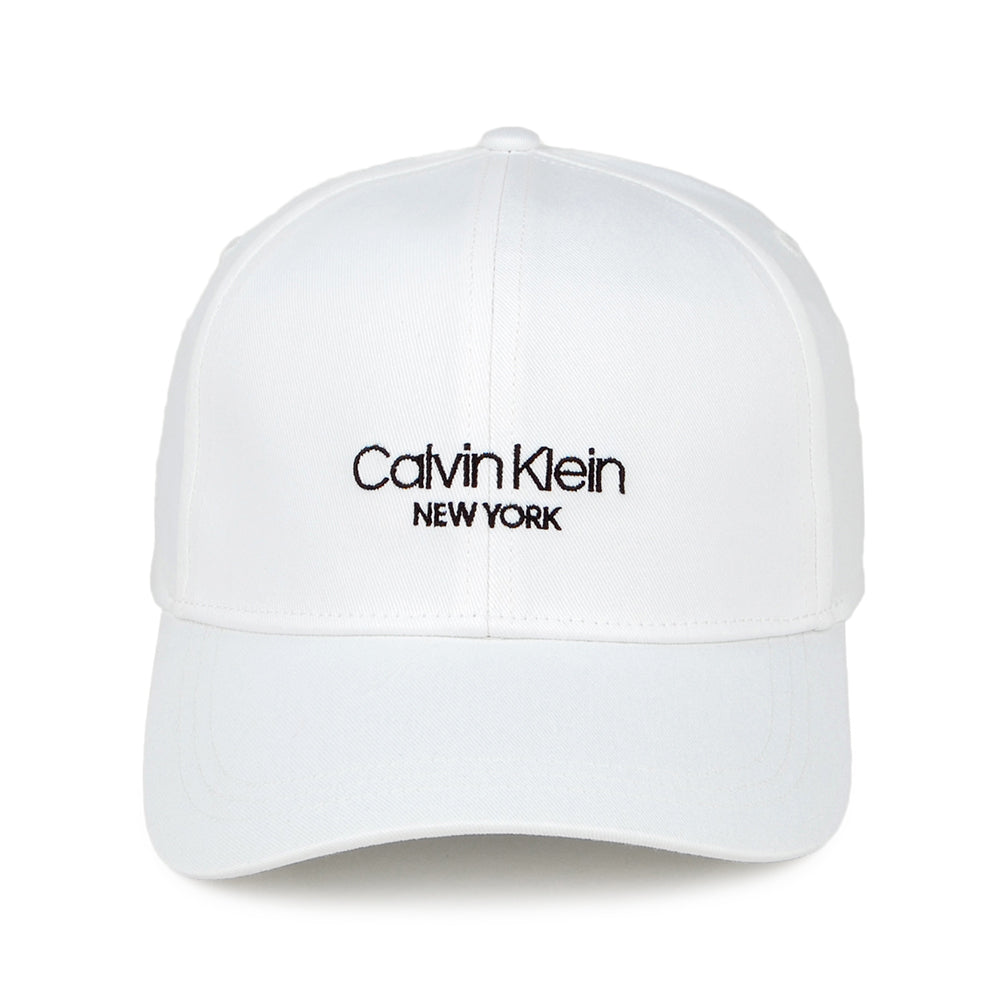 Calvin Klein Hats NY Classic Baseball Cap - White