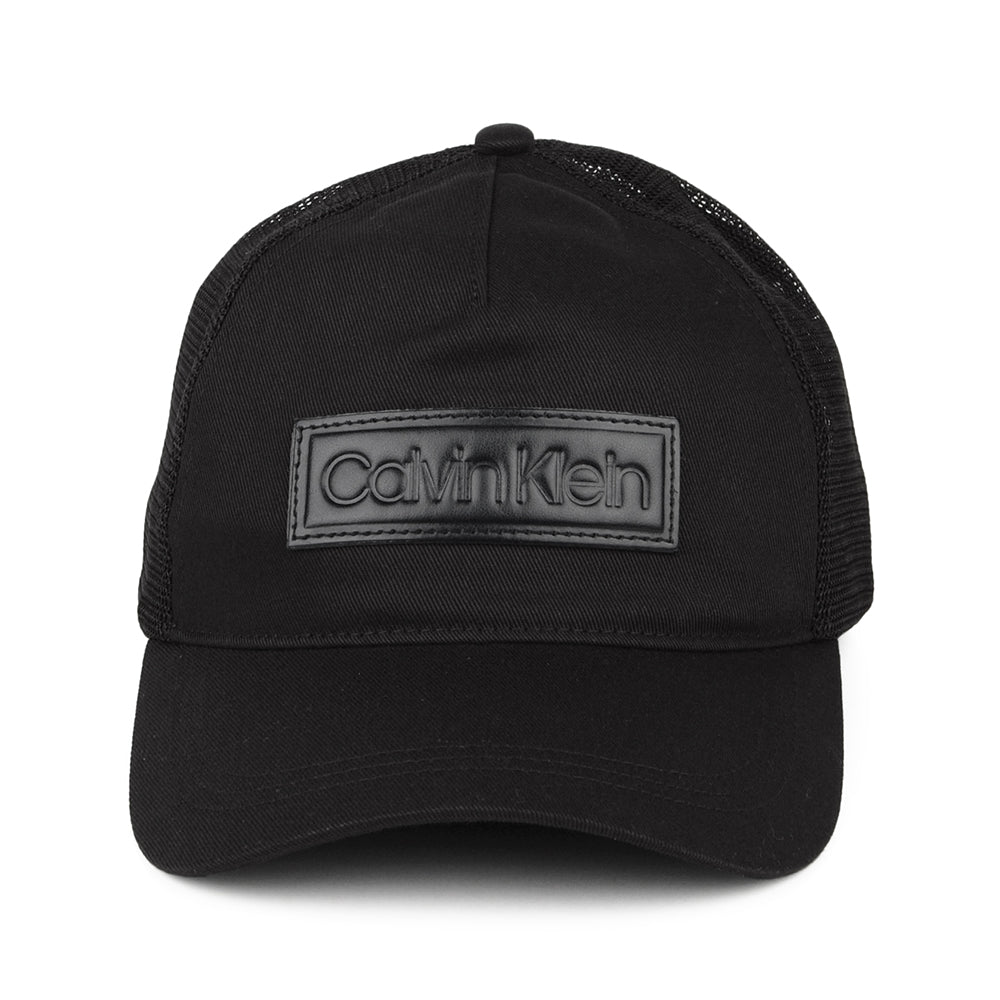 Calvin Klein Hats High Raised Trucker Cap - Black