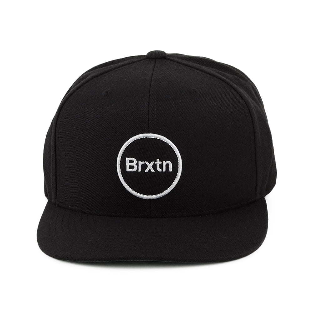 Brixton Hats Gate IV Snapback Cap - Black