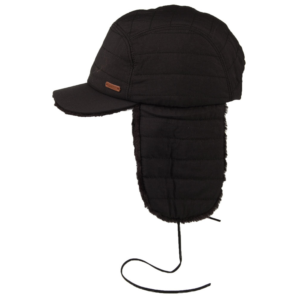 Barts Hats Meddison Faux Fur Earflap Baseball Cap - Black