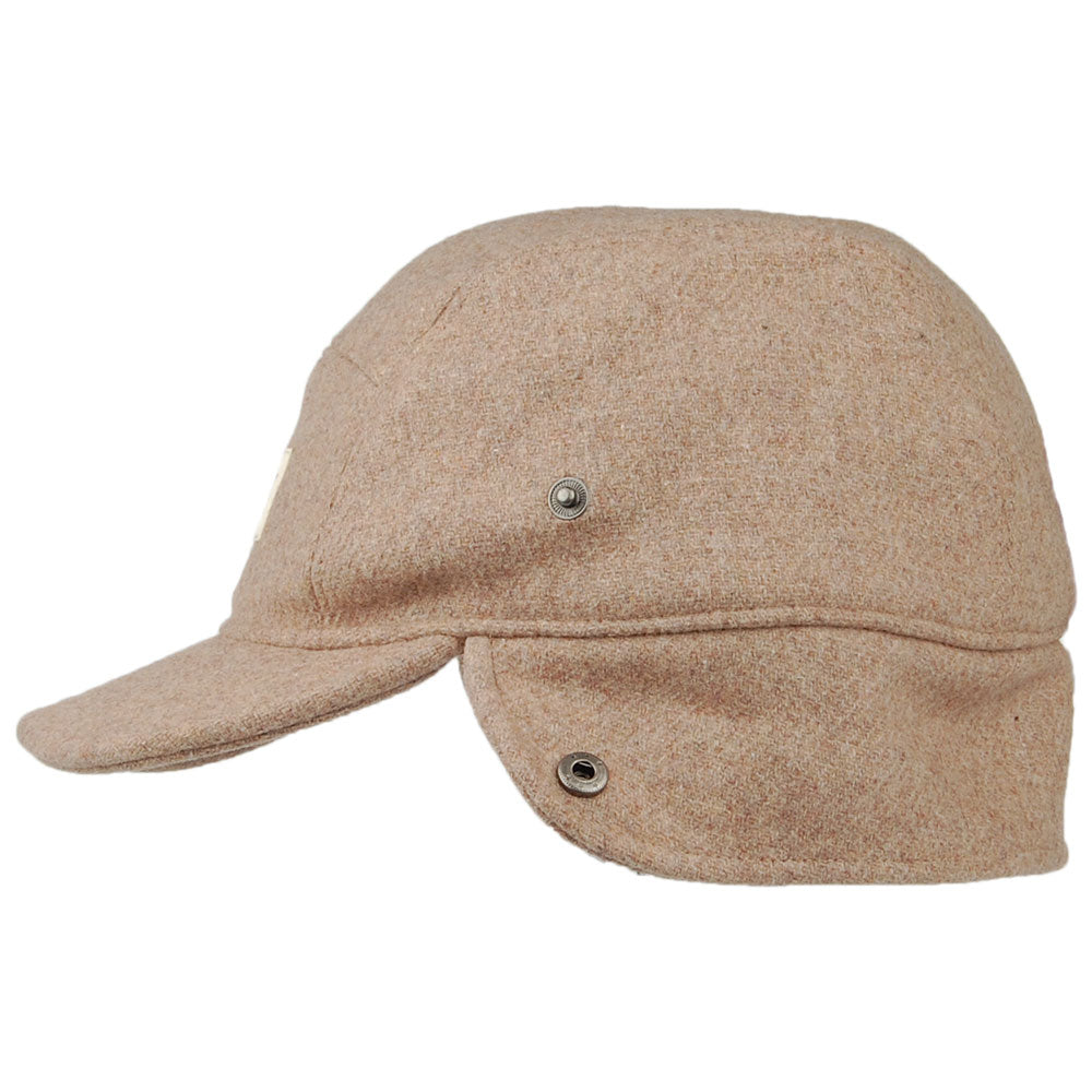 Barts Hats Samuen Earflap 5 Panel Cap - Sand