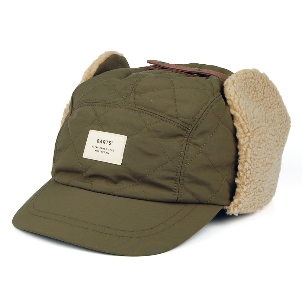 Barts Hats Aspen Baseball Cap With Earflaps - Army Green