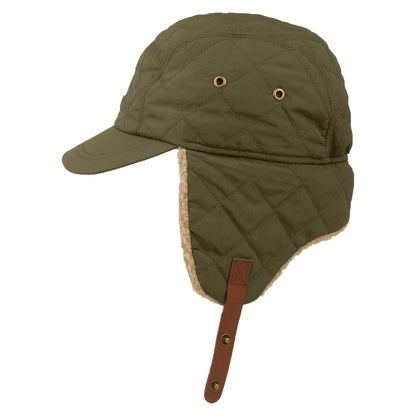 Barts Hats Aspen Baseball Cap With Earflaps - Army Green