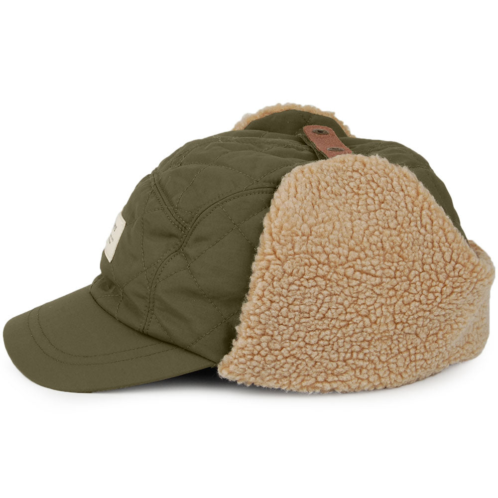 Barts Hats Aspen Baseball Cap With Earflaps - Army Green