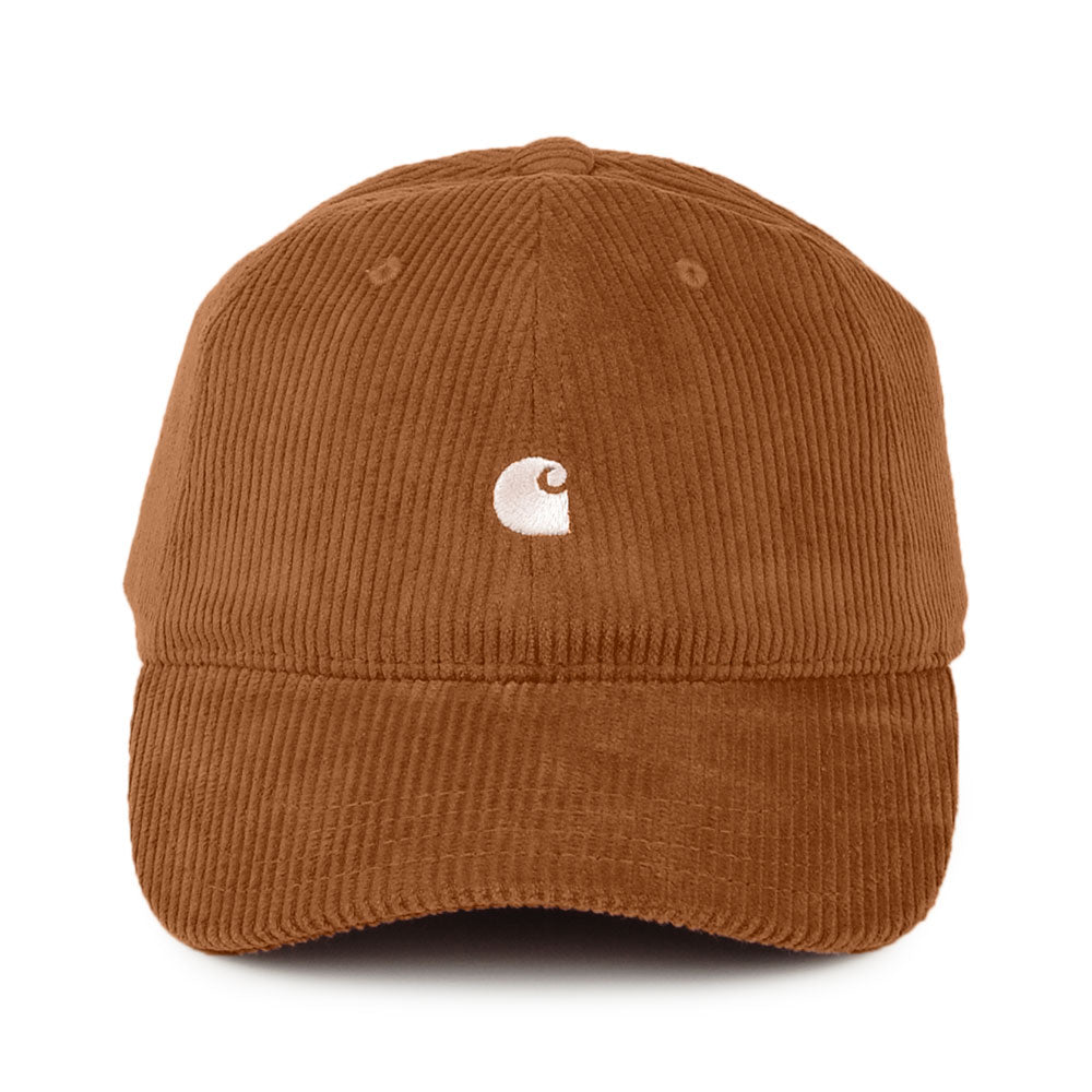 Carhartt WIP Hats Harlem Corduroy Baseball Cap - Rust