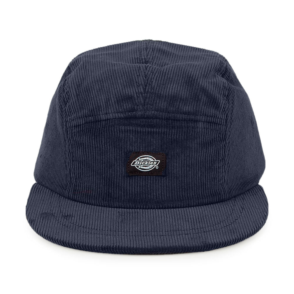 Dickies Hats Hornbeck Corduroy 5 Panel Cap - Navy Blue