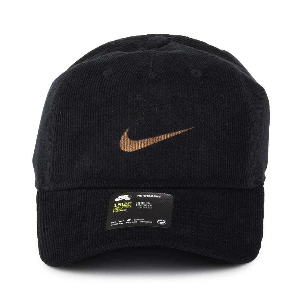 Nike SB Hats H86 Corduroy Baseball Cap - Black