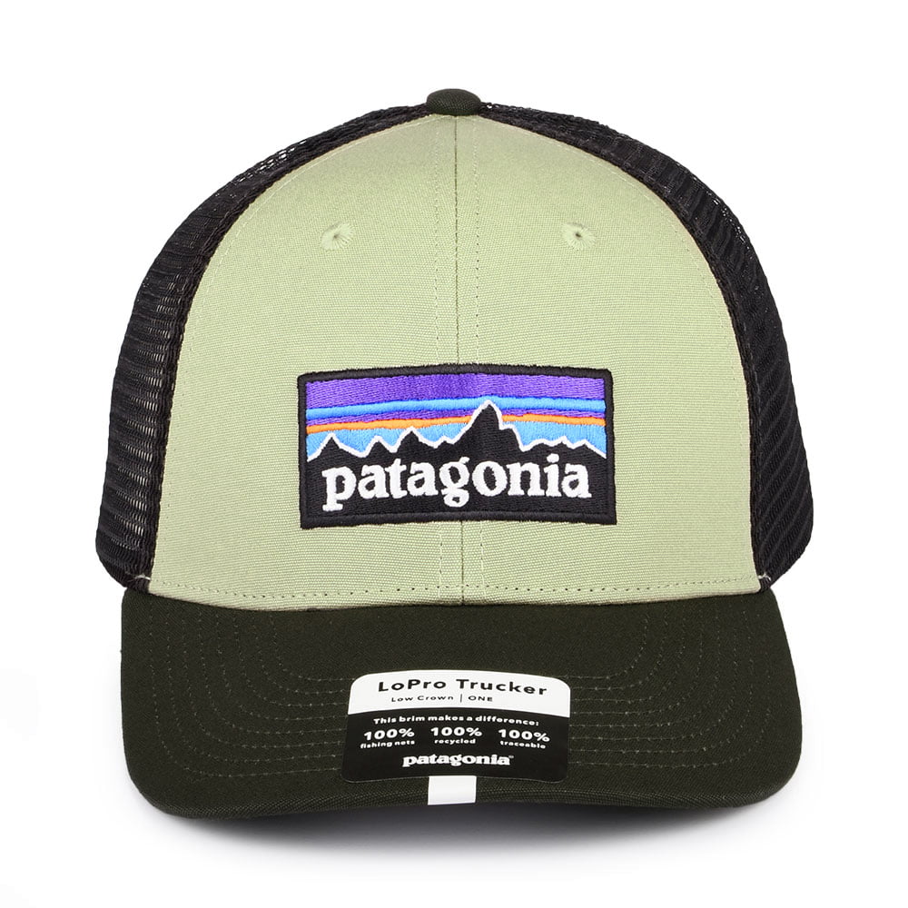 Patagonia Hats P-6 Logo Organic Cotton LoPro Trucker Cap - Khaki