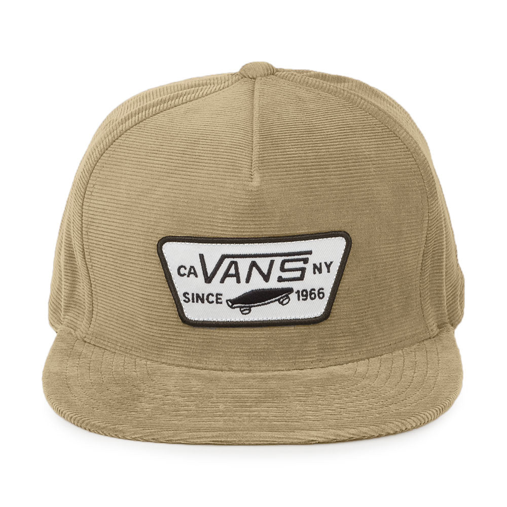 Vans Hats Full Patch Corduroy Snapback - Brown