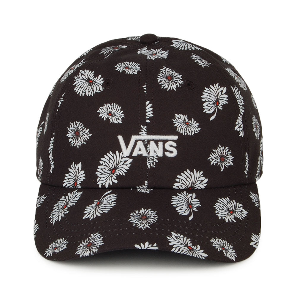 Vans Hats Court Side Printed Daisy Baseball Cap - Black-White