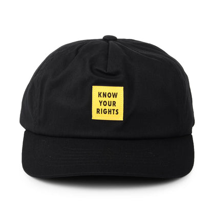 Brixton Hats Know Your Rights Joe Strummer Low Profile Baseball Cap - Black