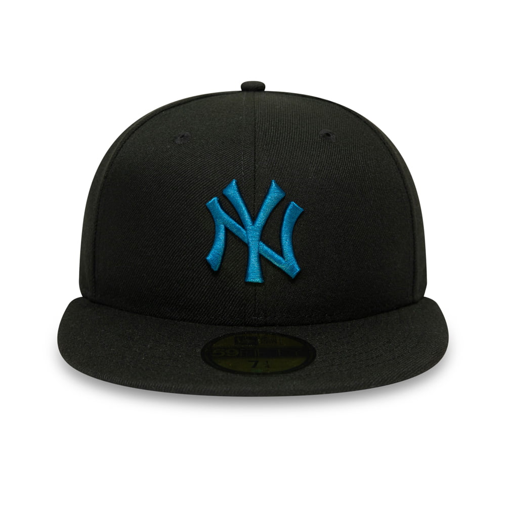 New Era 59FIFTY New York Yankees Baseball Cap - League Essential - Black-Blue