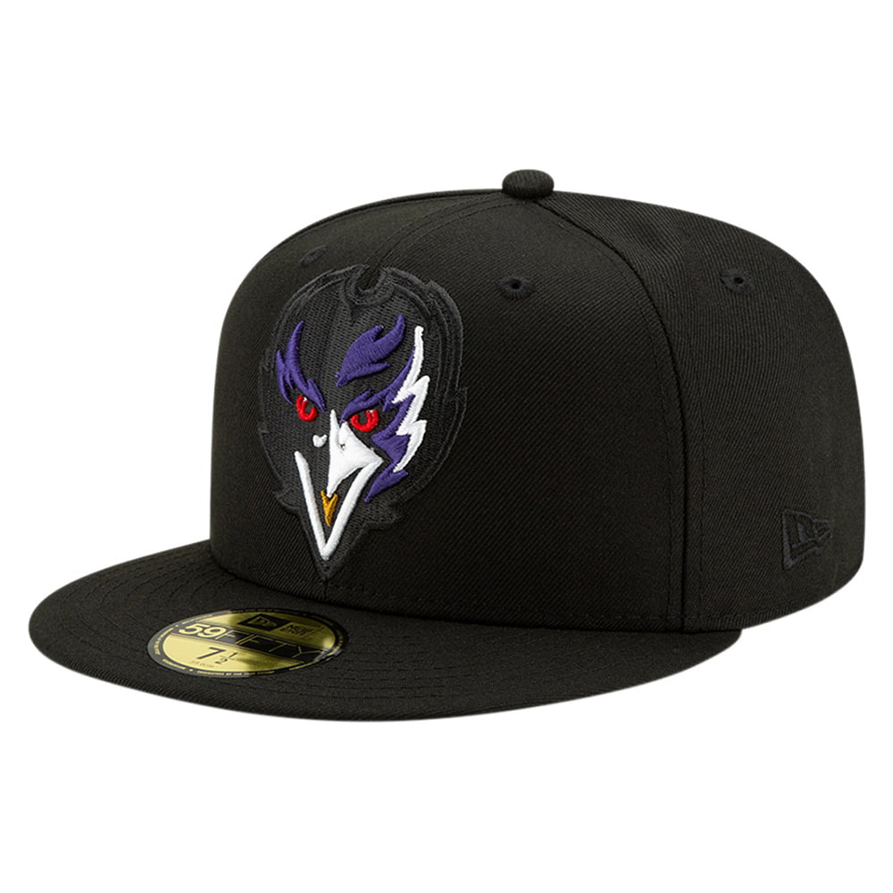 New Era 59FIFTY Baltimore Ravens Baseball Cap - NFL Elements 2.0 - Bla ...