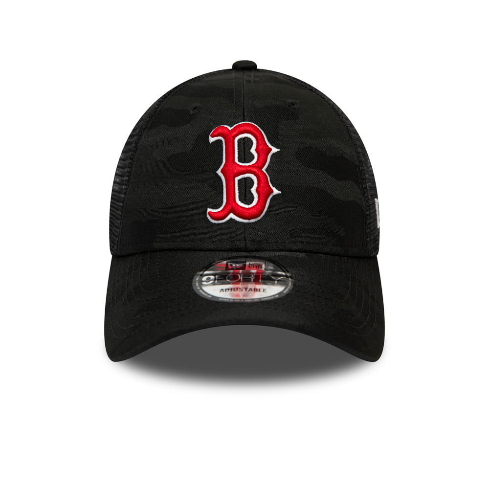 New Era 9FORTY Boston Red Sox Trucker Cap - MLB Seasonal The League - Black