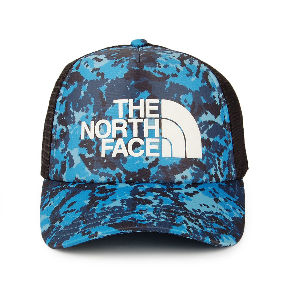 The North Face Hats TNF Logo Deep Fit Trucker Cap - Blue-Camo