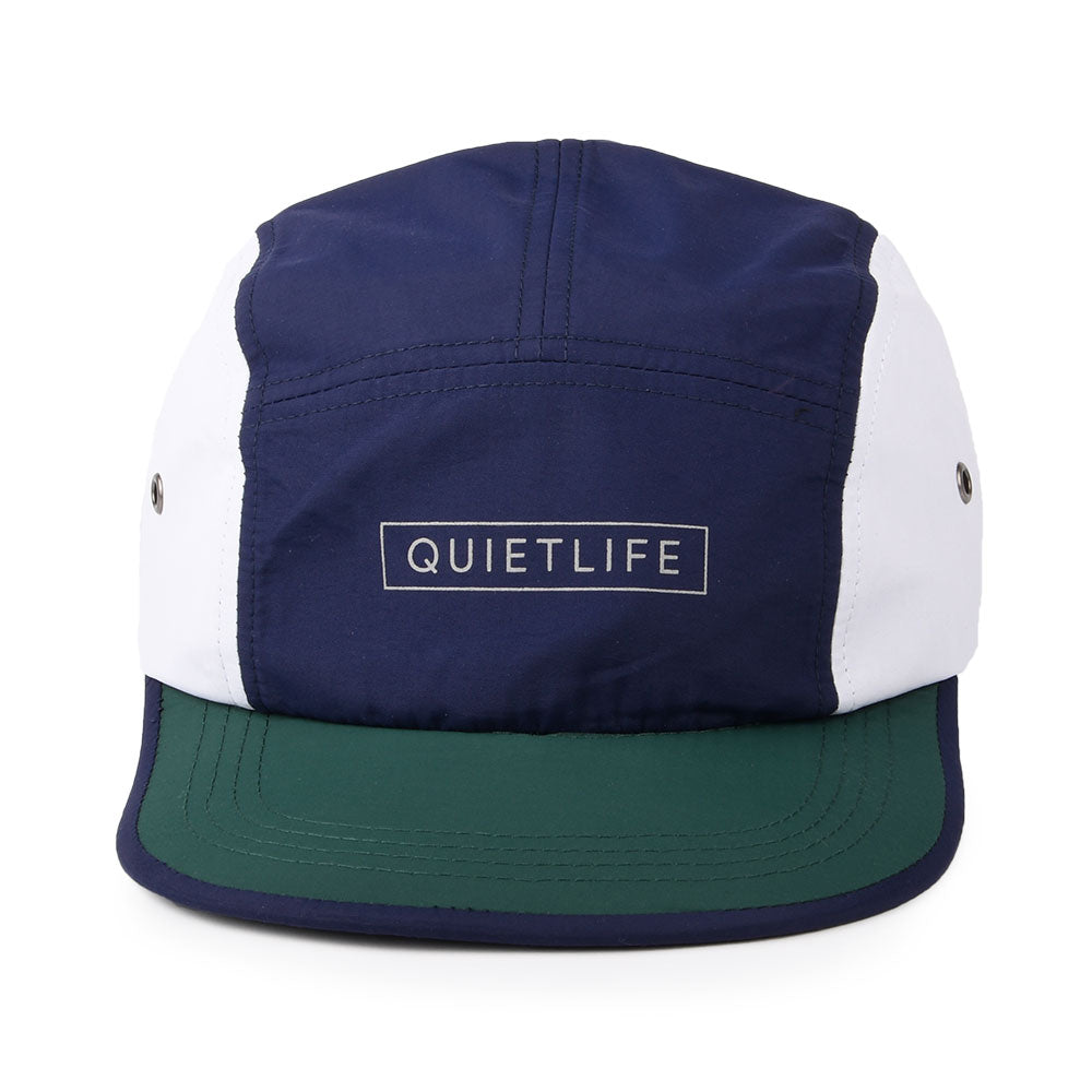 The Quiet Life Hats Colorblock 5 Panel Cap - Navy-Green