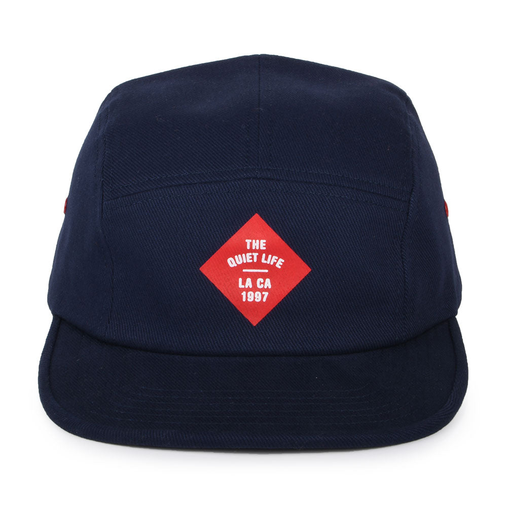 The Quiet Life Hats Traveller 5 Panel Cap - Navy Blue