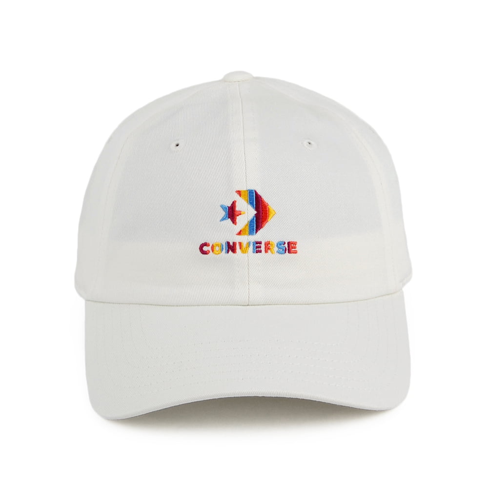 Converse Rainbow Lock Up Baseball Cap - White-Multi