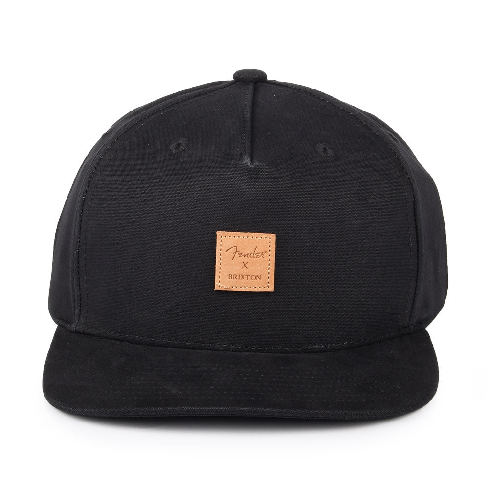 Brixton Hats Fender Reverb C Snapback Cap - Black