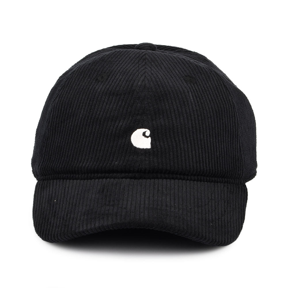 Carhartt WIP Hats Harlem Corduroy Baseball Cap - Black