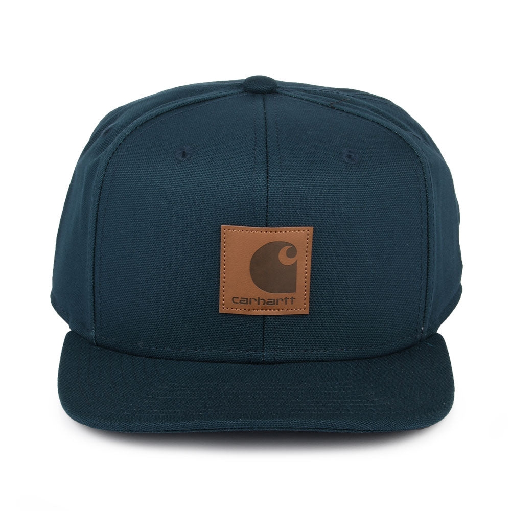 Carhartt WIP Hats Logo Snapback Cap - Midnight Green