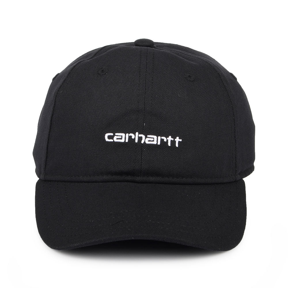 Carhartt WIP Hats Script Cotton Canvas Baseball Cap - Black