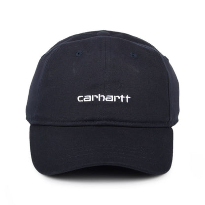 Carhartt WIP Hats Script Cotton Canvas Baseball Cap - Dark Navy