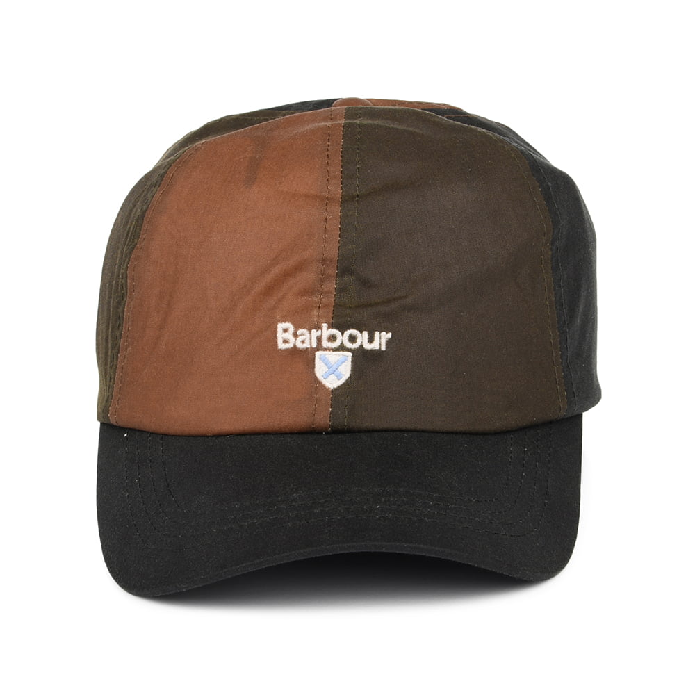 Barbour Hats Alderton Waxed Cotton Baseball Cap - Multi-Coloured