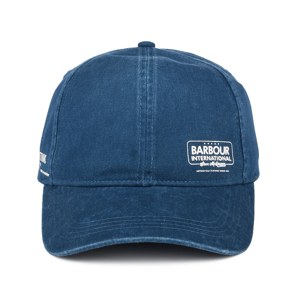 Barbour International SMQ Racer Baseball Cap - Blue