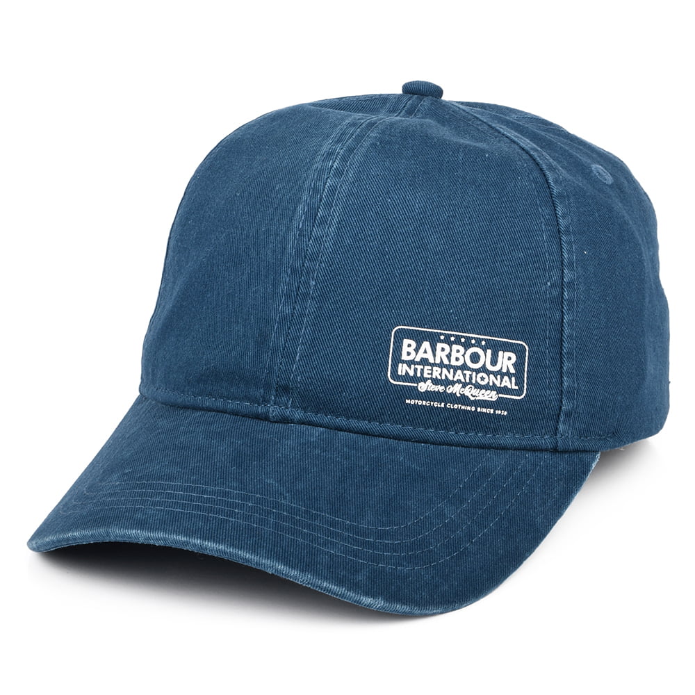 Barbour International SMQ Racer Baseball Cap - Blue