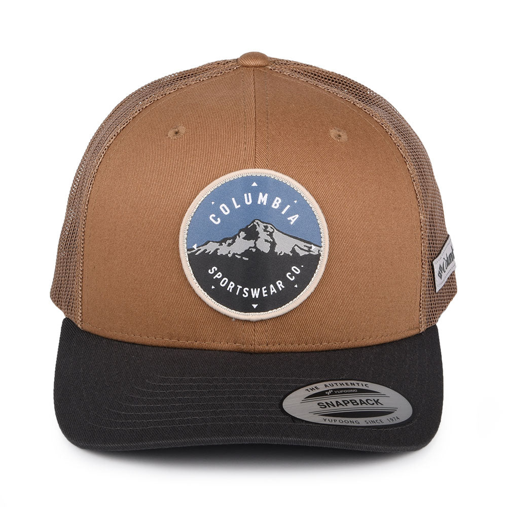 Columbia Hats Mount Hood Circle Mesh Trucker Cap - Brown