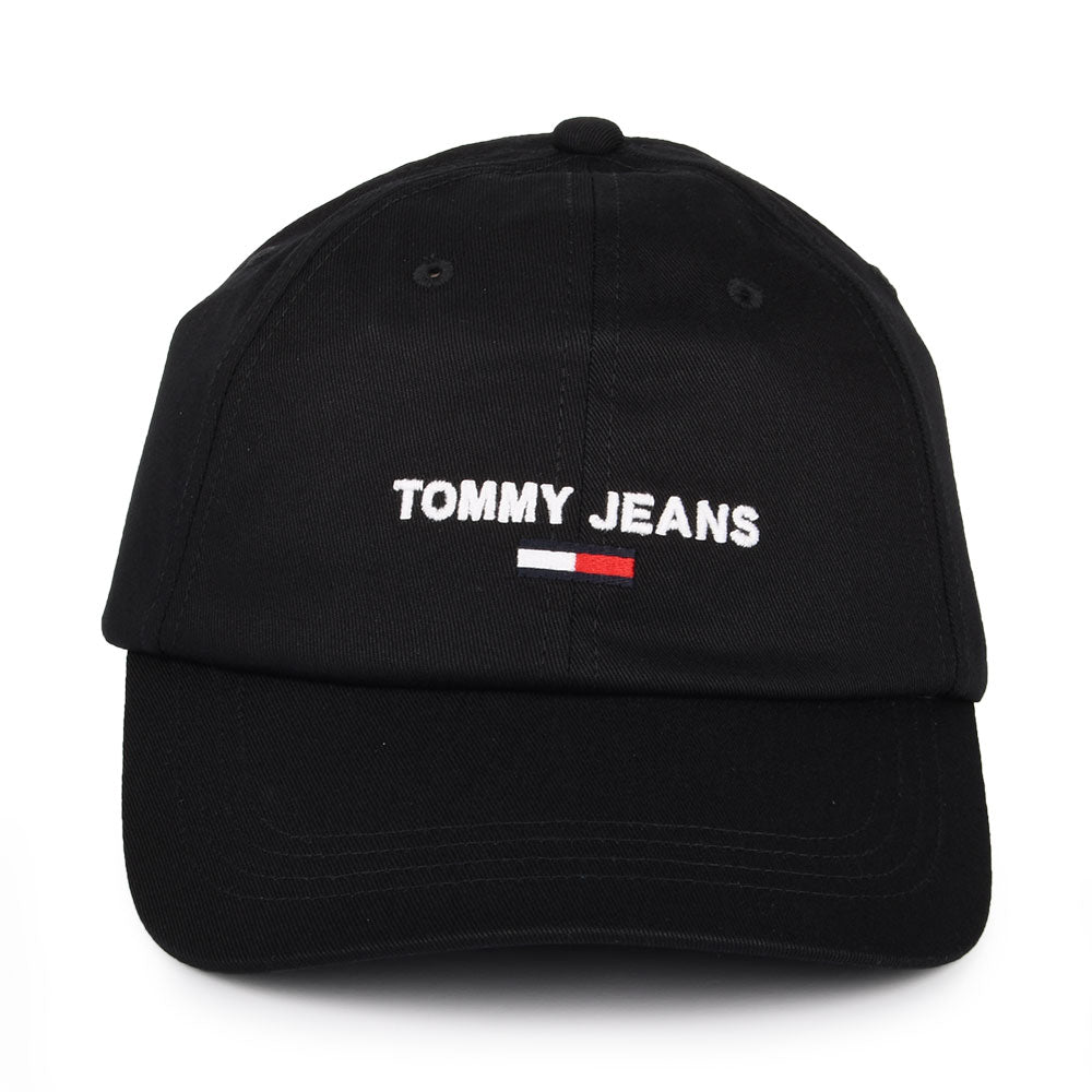 Tommy Hilfiger Hats TJM Sport Organic Cotton Baseball Cap - Black